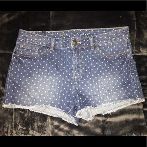 LC Lauren Conrad denim shorts